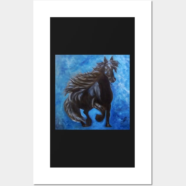 Galloping Stallion Horse Wall Art by jennyleeandjim